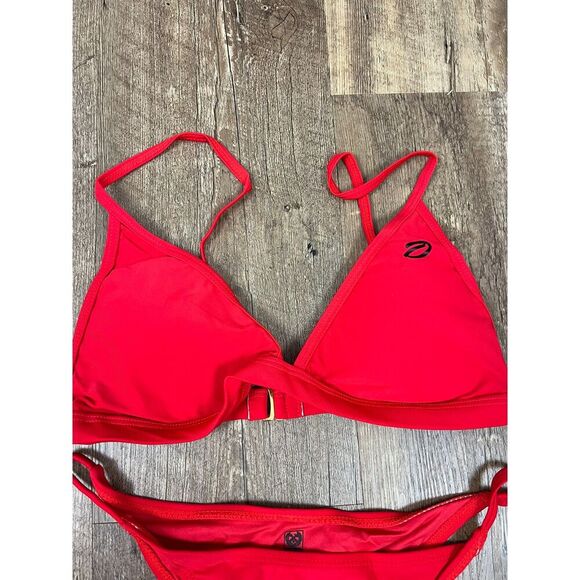 Dixxon Flannel Co Red Tanning Bikini Two Piece Women's M NWT Swimsuit - Picture 2 of 9